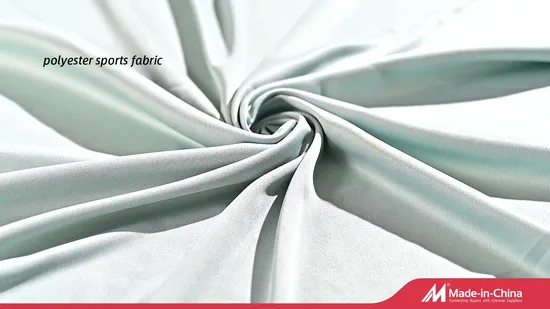 100 Quick Dry Recycled Polyester Waterproof Interlock Knitting Sport Fabric for T-Shirt