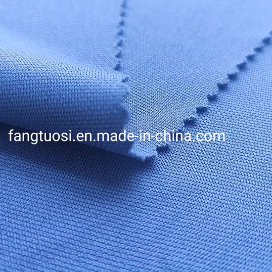 Tissu de sport en tricot interlock imperméable en polyester recyclé à séchage rapide 100 pour T