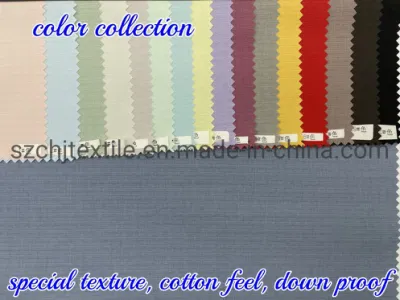 Tissu en coton texturé 2L comme en polyester pour doudoune extérieure fonctionnelle